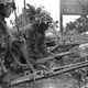 Nigerian federal troops heading towards the Biafra region in 1967
